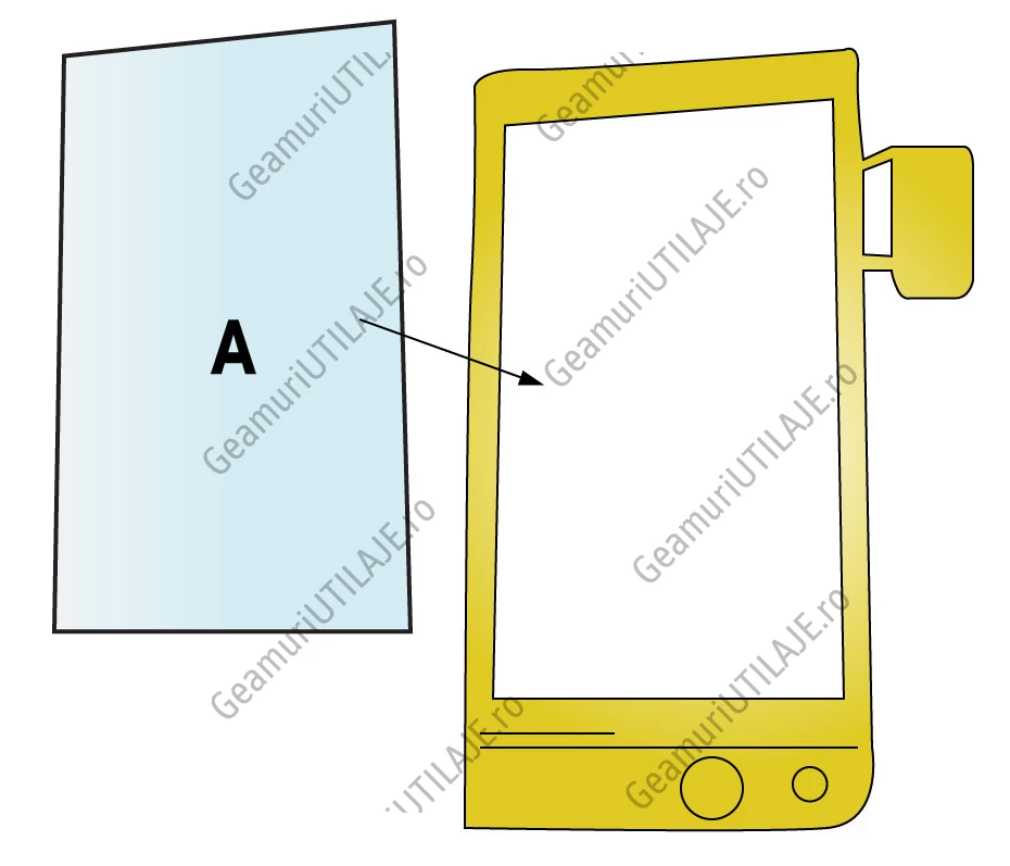 Geam utilaj Case / Parbriz utilaj Case 61-90B -120B - 220 - 350B 1770C - 688 - 888 - 1088