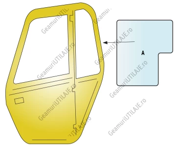 Geam utilaj/ Parbriz utilaj Manitou MLT 628 - 632 - 732